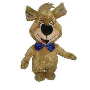 Hanna Barbera Yogi Bear Boo Boo Bear Plush Stuffed Animal Royal Blue Tie Zipper